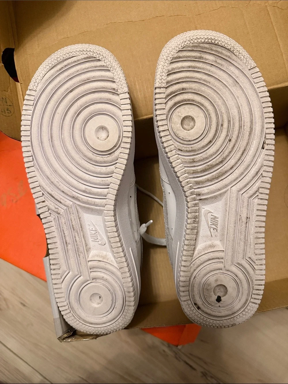 Nike White Low-Top Leather Sneakers